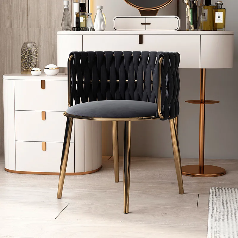 

Individual Kitchen Dining Chairs Mobile Design Dressing Garden Dining Chair Relaxing Sillas Para Comedor Home Furniture ZY50CY