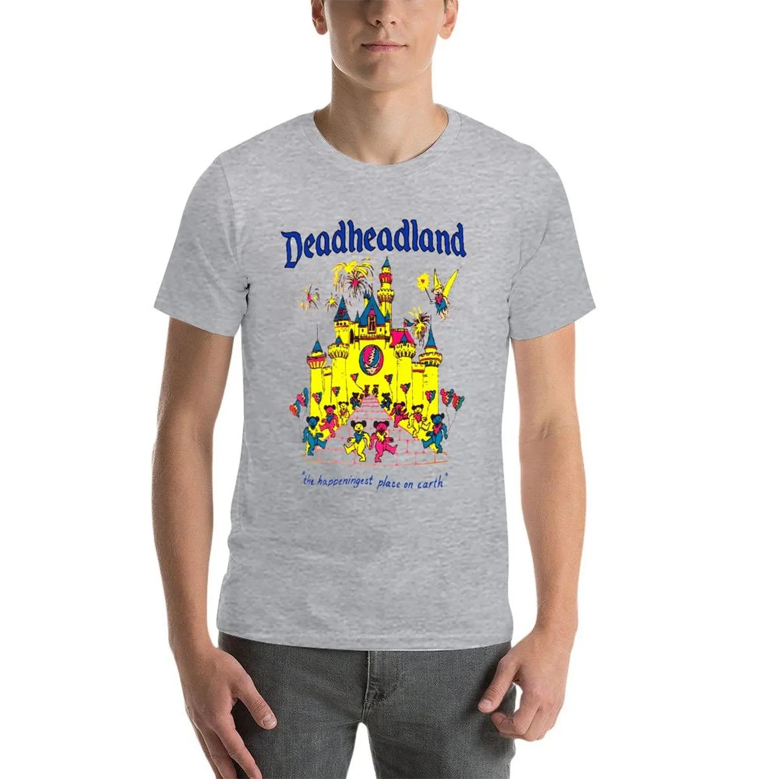 

Grateful Dead - Dead Head Land Oversize Tshirt Funny Mens Clothes Short Sleeve Streetwear Big Size Tops Tee
