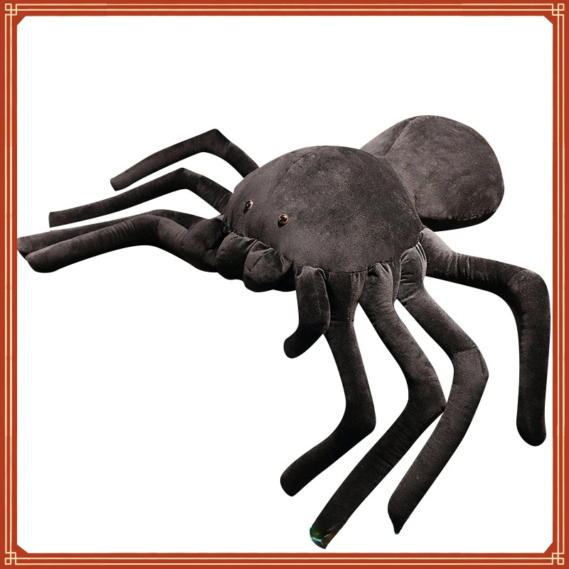 

2023 New 20/25/50cm Giant Simulation Soft Spider Doll Pillow Cute Plush Toy Doll Funny Tricky Doll Children Horror Horror Toy