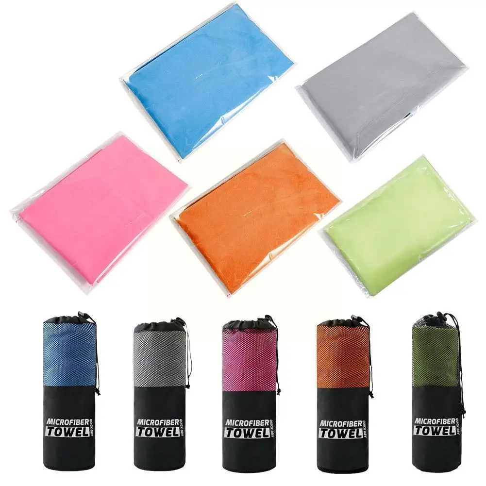 

Быстросохнущее спортивное полотенце, супервпитывающее полотенце из микрофибры для путешествий, ультралегкое портативное полотенце для пл...