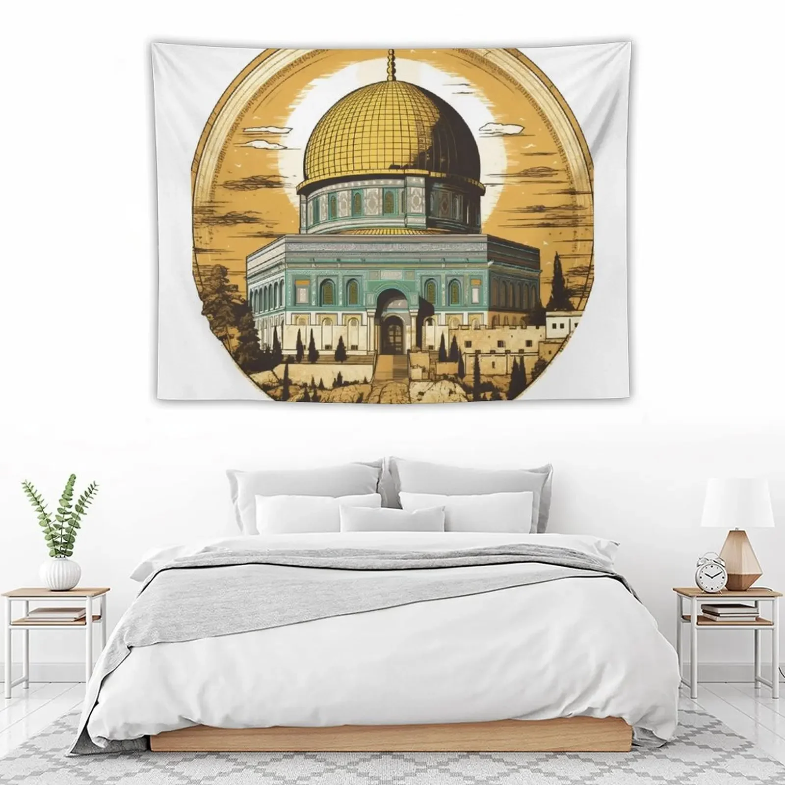Роскошный гобелен для мечети Аль-Акса украшение гостиной Рождественское