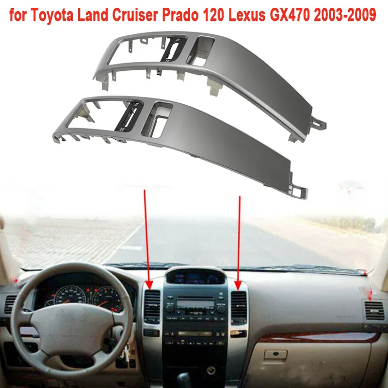 2 шт. автомобильные вентиляционные отверстия для Toyota Land Cruiser Prado 120 FJ120 Lexus GX470 2003-2009 -