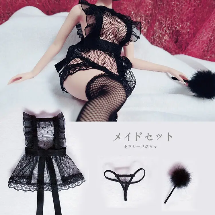 

1:6 Scale Sexy SM perspective mesh Dress For 12" Phicen TBLeagure Female Figure Toys