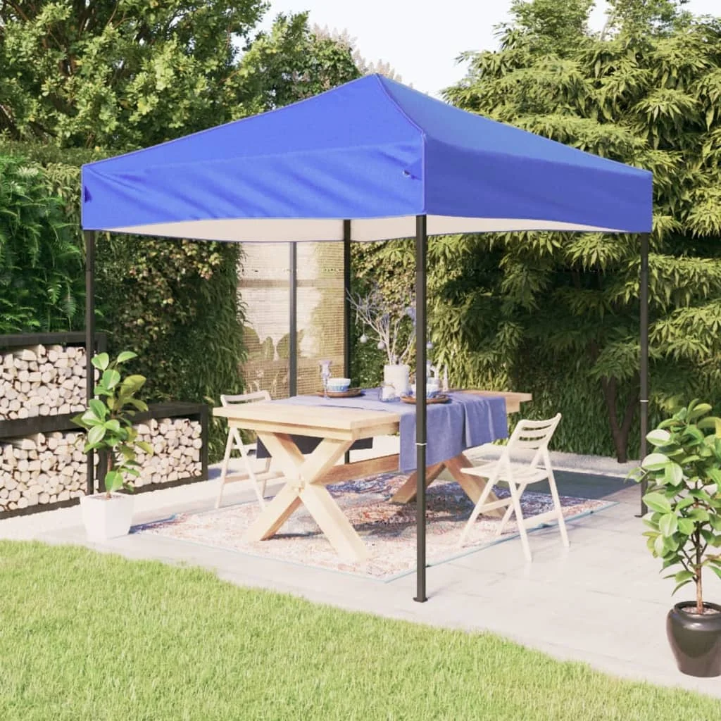 

Foldable reception tent garden lounge Blue 3x3m