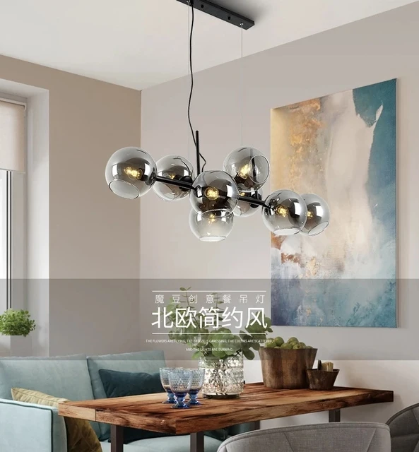 Скандинавская стеклянная люстра HomeLover