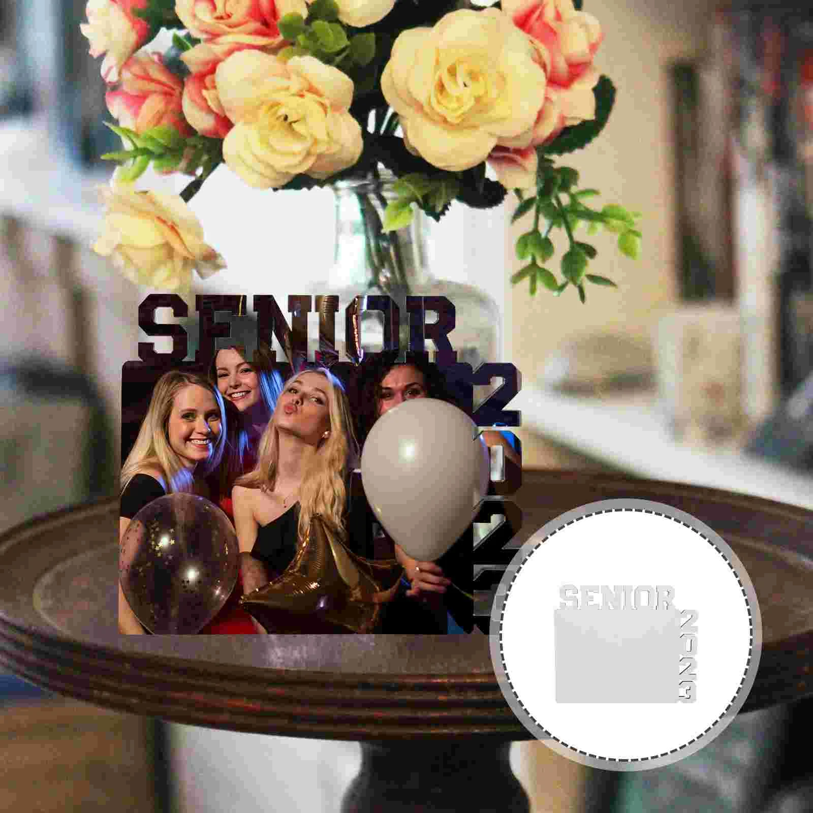 

Graduation Frame Sublimation Photo Party Blank Grad Blanks Picture Sign Table Ornament Decoration Centerpieces Senior Wooden