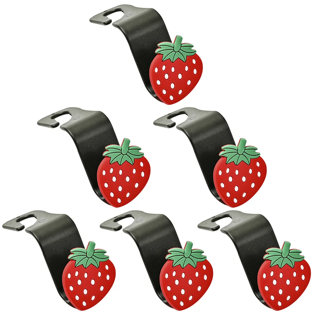 

6pcs Car Headrest Hooks Headrest Hanger Holder