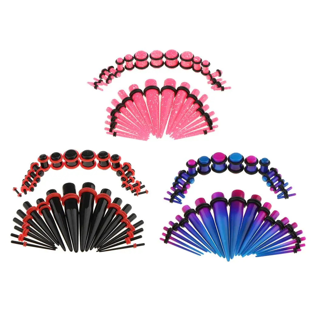 

36 шт., конусы для растяжки ушей, 14-00 г