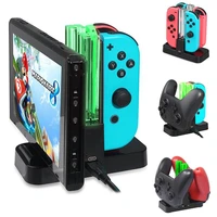 for nintend switch joy con pro controller with dual led light indicator gamepad dock stand station charg for ns accessories