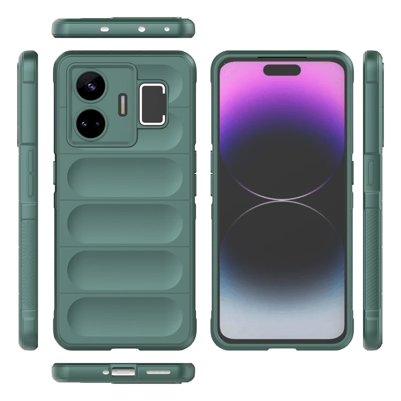 

funda For Realme GT NEO 5 Case Shockproof Shield Soft Silicone TPU Full Protection Phone Back Cover For Reame NEO GT 5