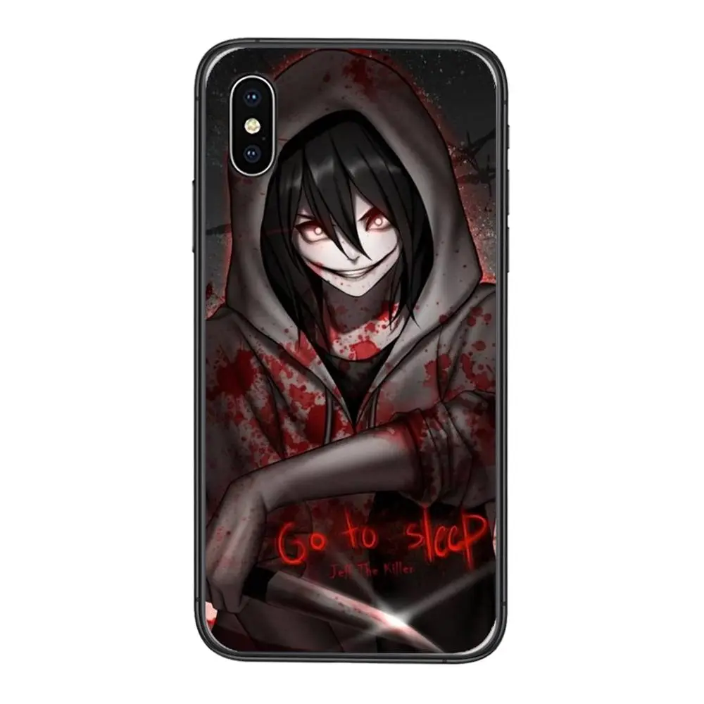 Чехол для телефона из ТПУ с изображением Джеффа убийцы аниме Go To Sleep смартфона Xiaomi