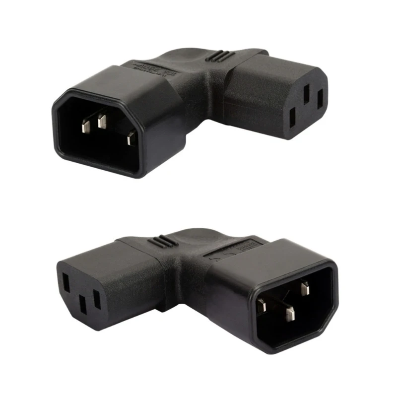

IEC 320 C14 Male to IEC320 C13/C5/C7 Female Adapter Conversion Plug 3-pin Connector Interfaces Power Adapter Converter
