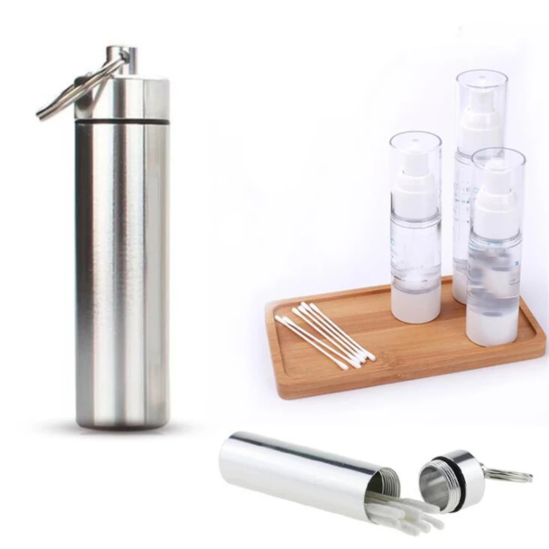 

Durable Stainless Steel Portable Rustproof Stand For Toothpick Outdoor Household Travel Seal Storage Container Box Holder Case