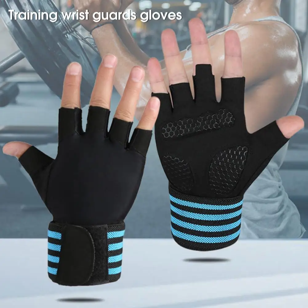 

1 Pair Practical Fitness Gloves Soft Unisex Workout Gloves Fitness Weight Lifting Gloves for Training Half-finger Gloves