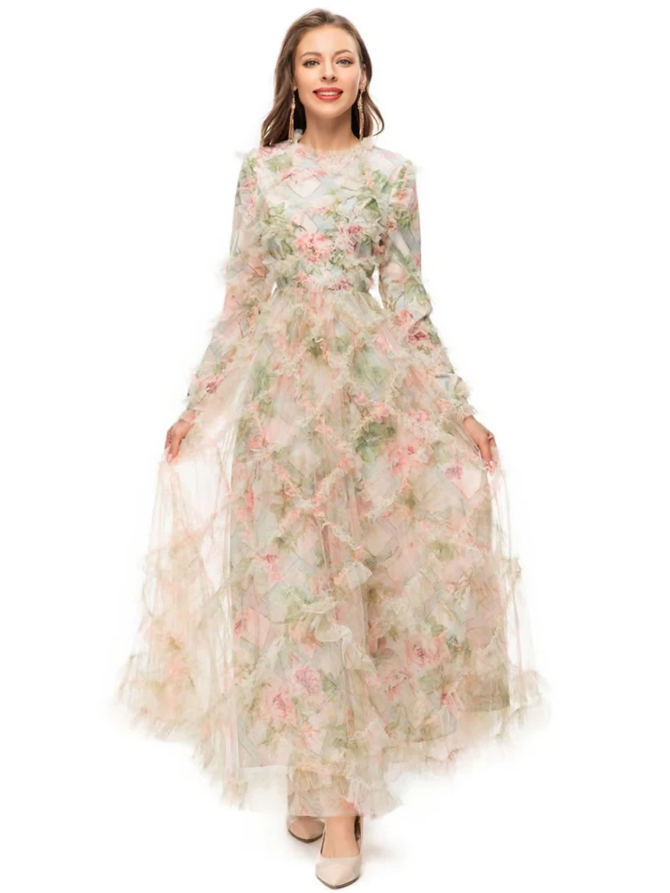 

Женское Сетчатое платье на пуговицах, повседневное Элегантное Длинное облегающее платье в стиле знаменитостей, Осень-зима