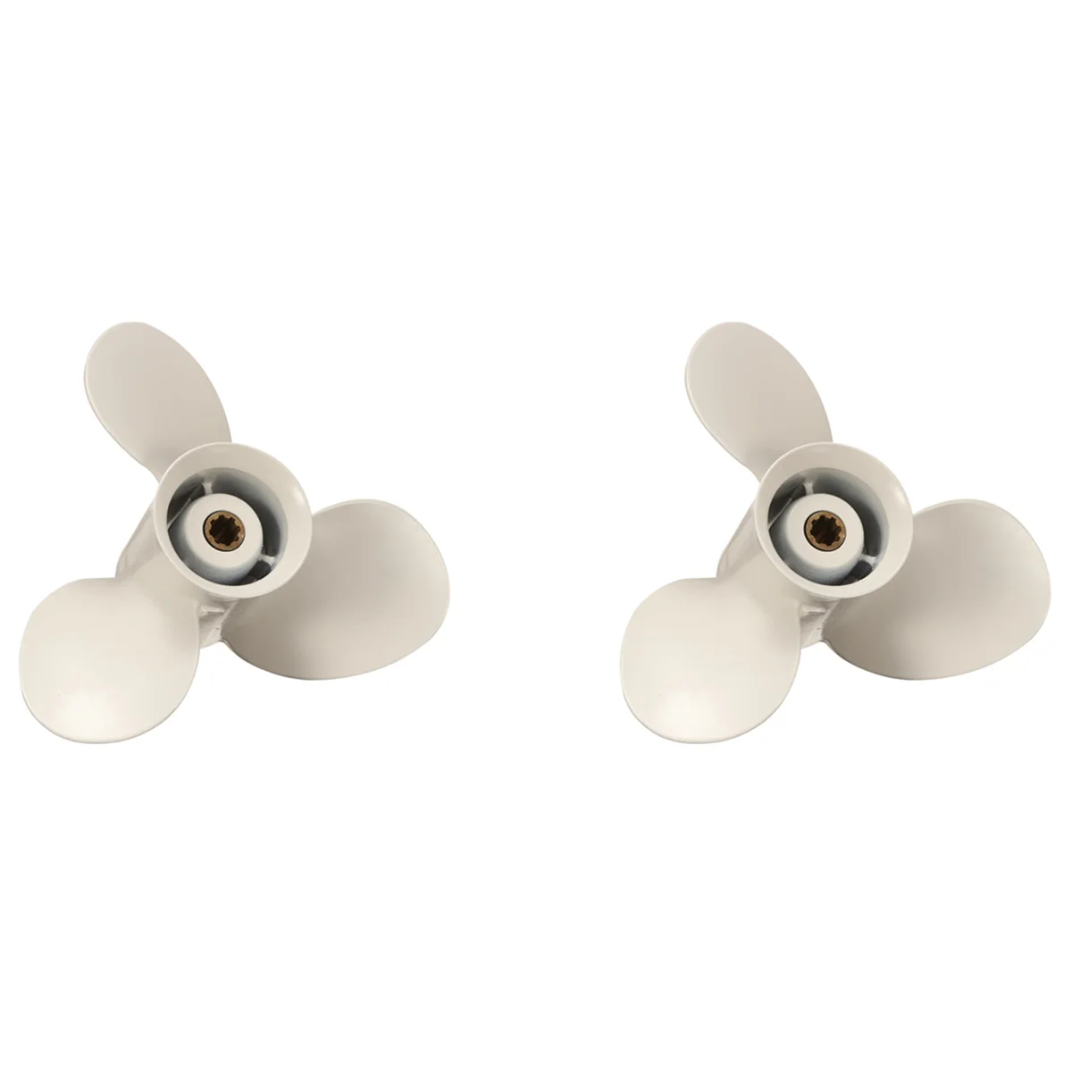 2X для Yamaha 9 9-15HP 63V-45945-10-EL 9-1/4x9 подвесной Пропеллер из алюминиевого сплава 8 шлицевых