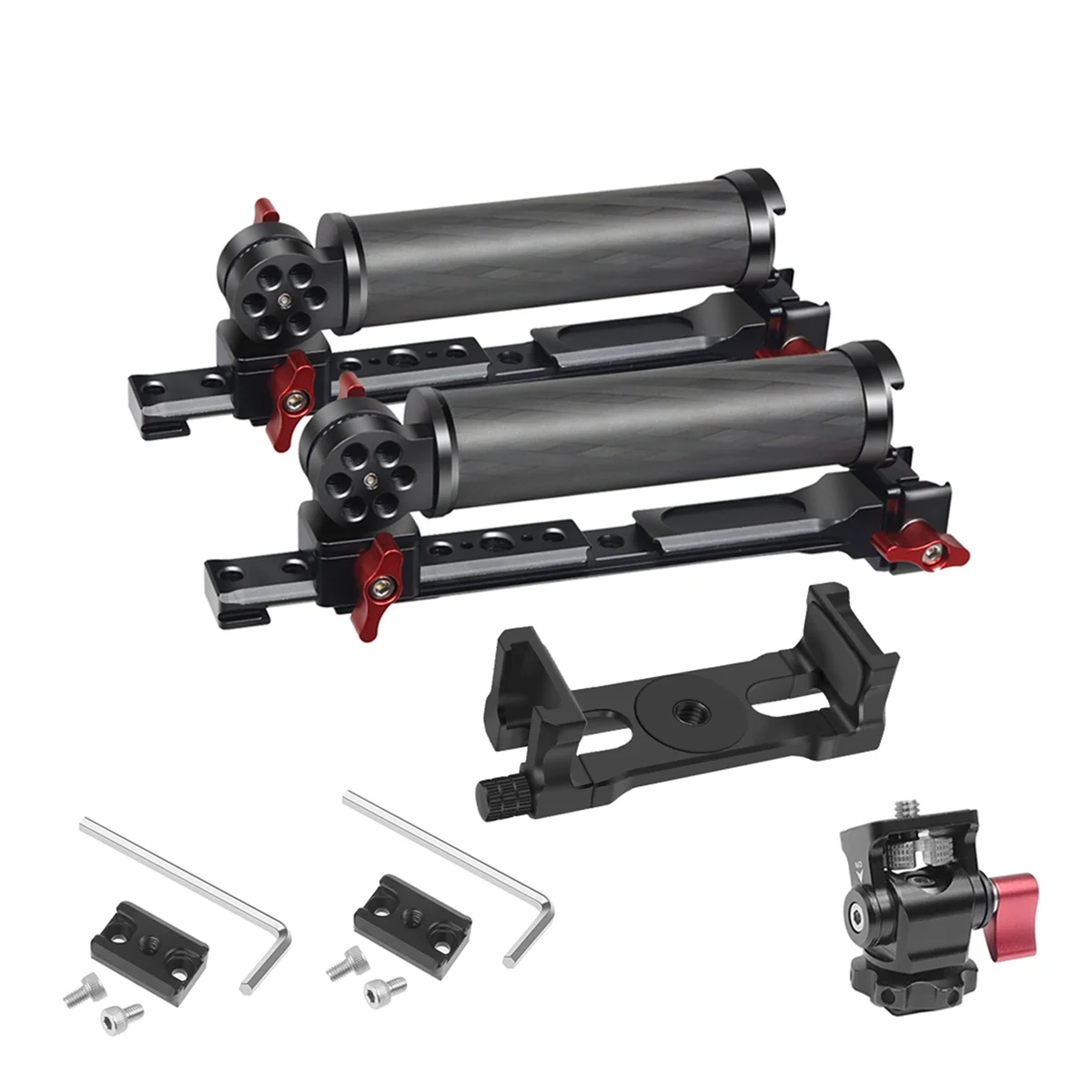 Для DJI Ruying RSC 2 RS2 Ручка-горшок Портативный двойной ручной стабилизатор Складная