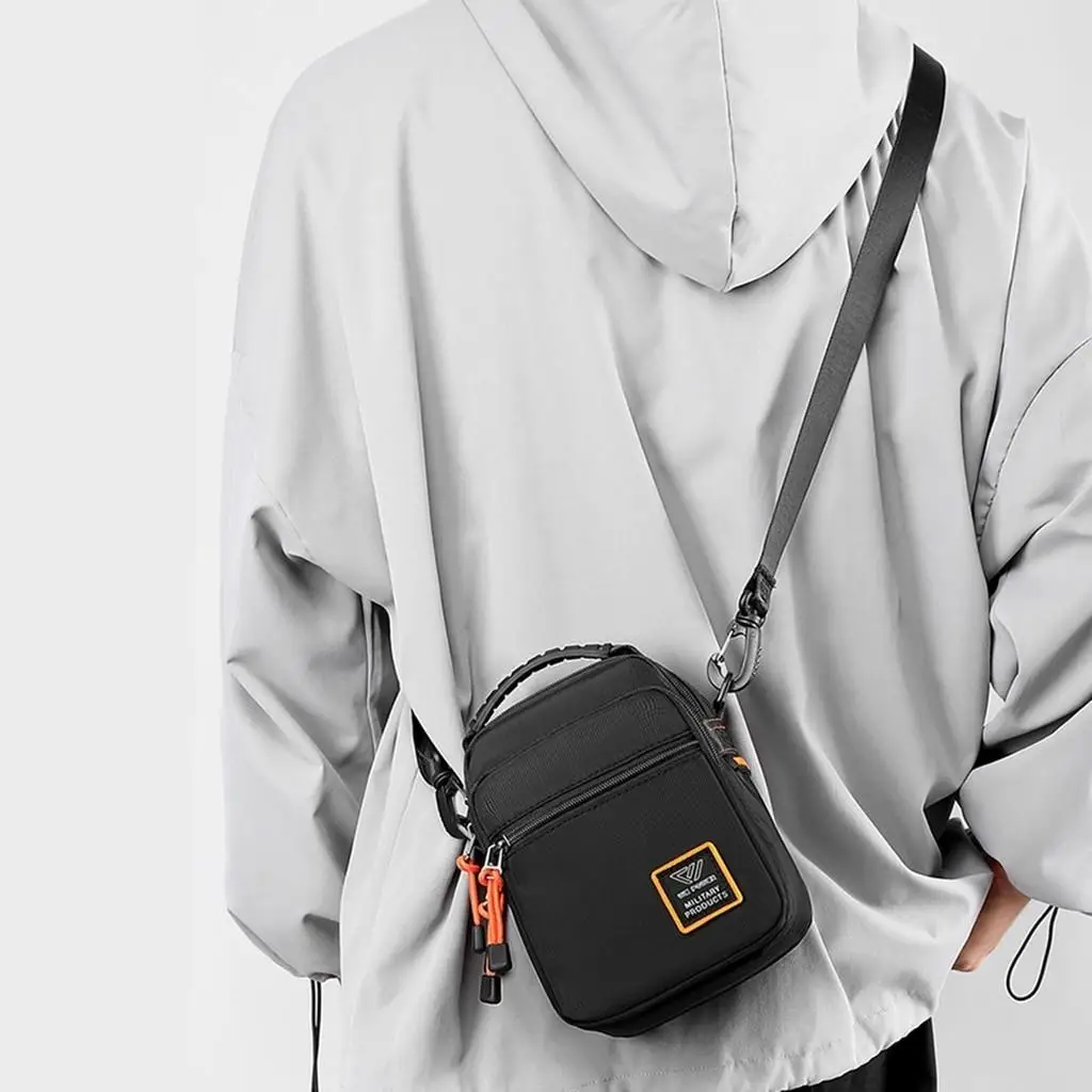 Модная нейлоновая маленькая сумка повседневная мужская мини-сумка через плечо