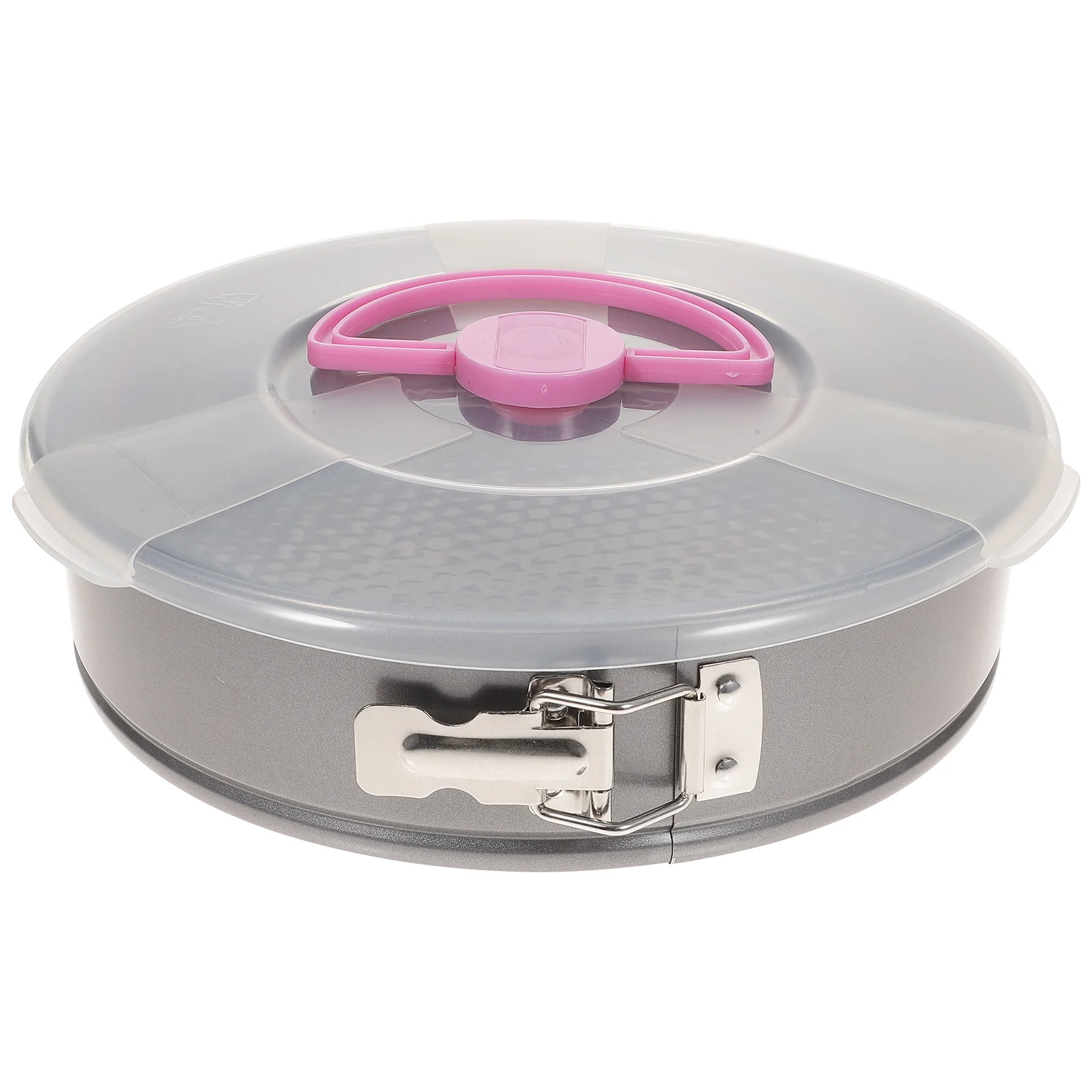 

Round Pan Bread Loaf Pan Lid Round Cake Pan Silicone Bread Loaf Pan Metal Steel Pizza Pan Bakeware Pan