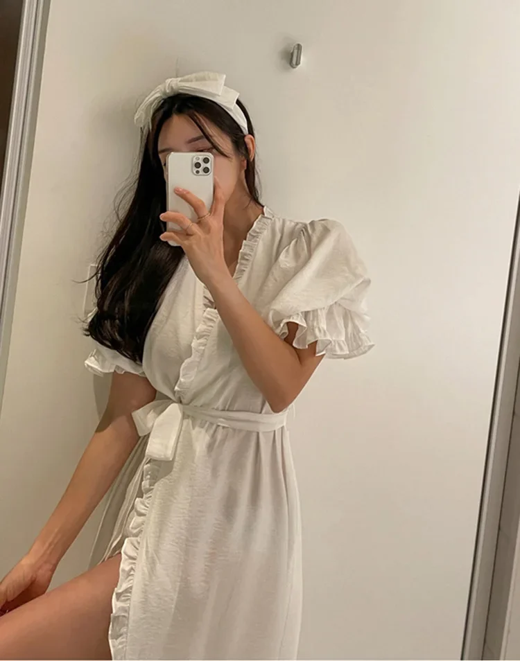 Женская одежда для сна женская пижама женский халат с пышными рукавами душа и спа