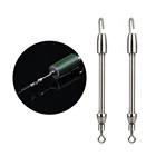 TIANNSII 10 шт. Нержавеющаясталь Футляр Разъемный соединитель для рыбалки быстрая контактный Экспресс обмотки поворотные рыболовные принадлежности