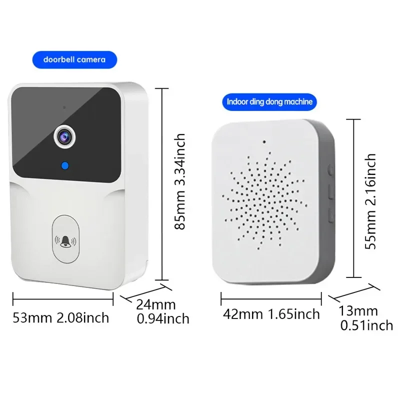 

Беспроводной дверной звонок с поддержкой Wi-Fi и Alexa Google