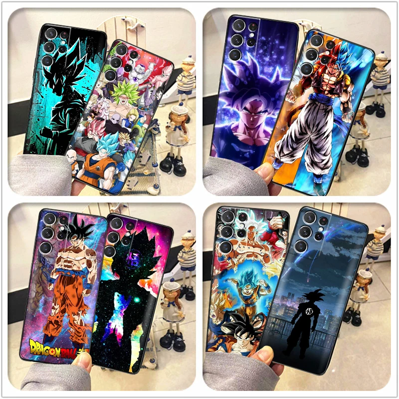 

Japan Cartoon Dragon Ball Phone Case For Samsung Galaxy S22 S21 S20 Ultra FE 5G S22 S10 10E S9 Plus Funda Coque Soft Carcasa