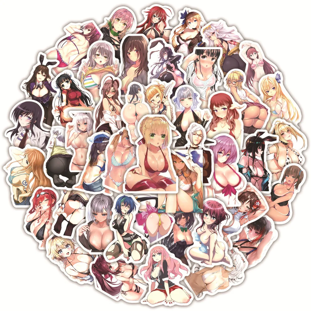 

10/30/50 шт. супер сексуальная девушка аниме ACGN Waifu Hentai граффити наклейки телефон чехол ноутбук IPad скейтборд подарочные наклейки оптовая продаж...