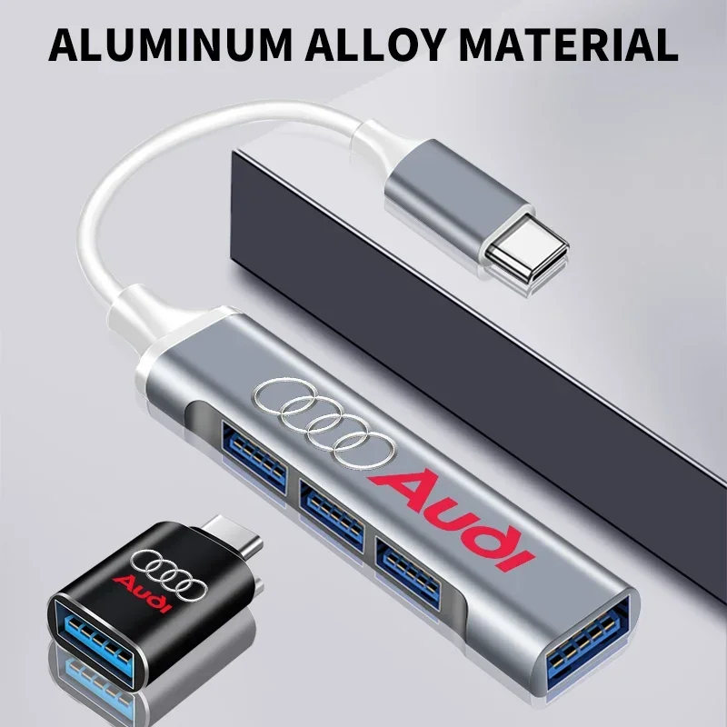 Тип-C USB-USB-адаптер преобразователь интерфейса зарядки для Audi A4 B5 B6 A3 8P 8V 8L A5 A6 C6 C5 A1 A7
