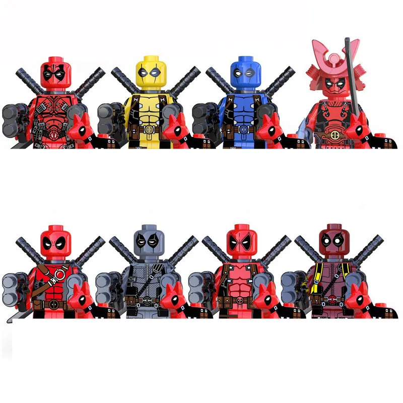 Модели Аниме-героев кирпичи Мини фигурки героев сборные игрушки строительные