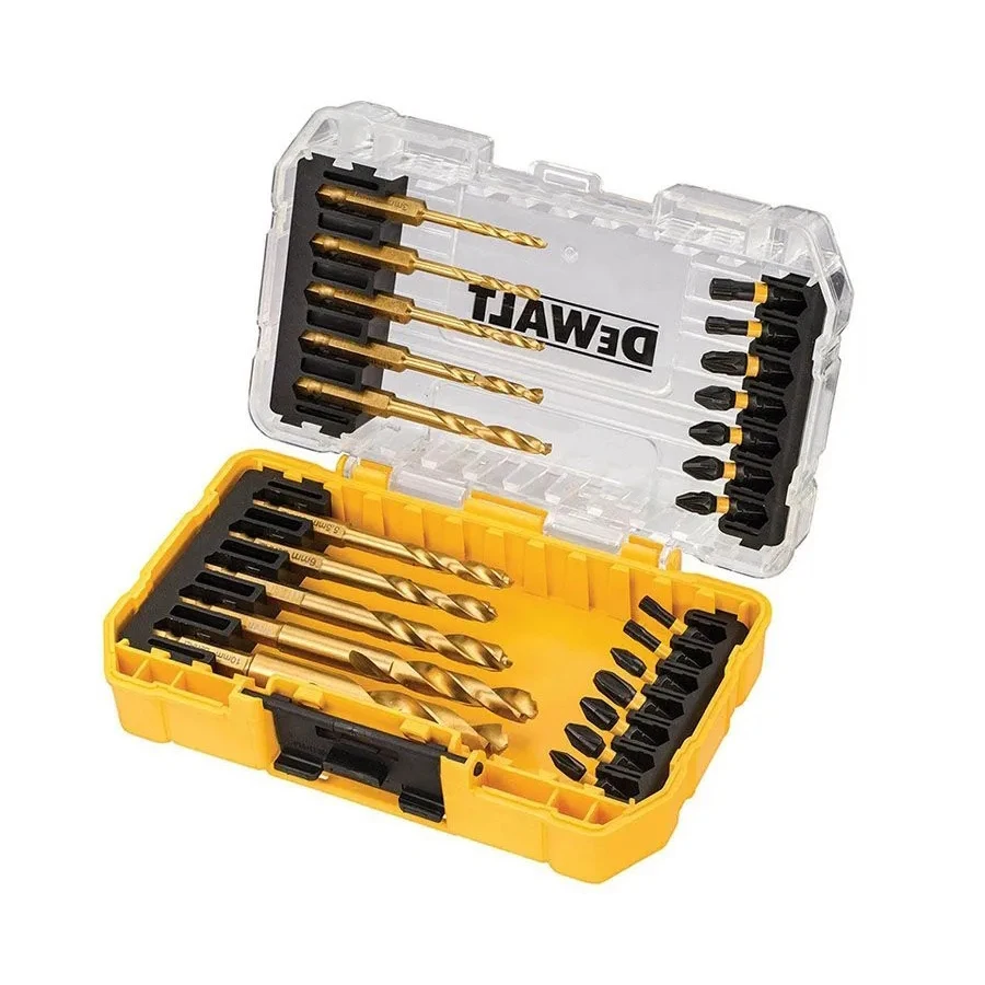 Набор бит для дрели DEWALT Flextorq 24 шт. металлические спиральные сверла аксессуары