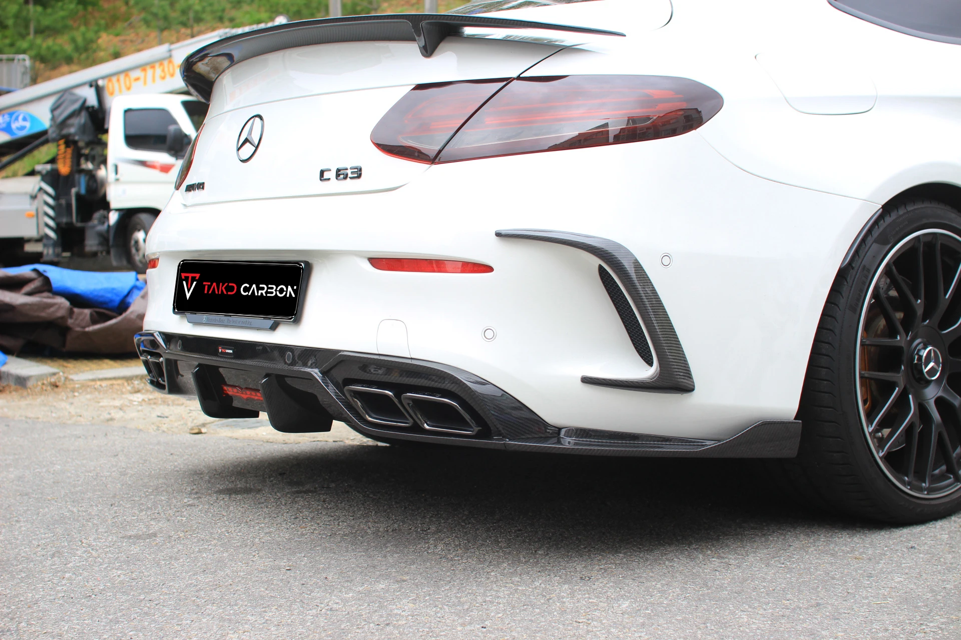 Карбоновый настоящий автомобильный разбор данных сухой передний бампер из