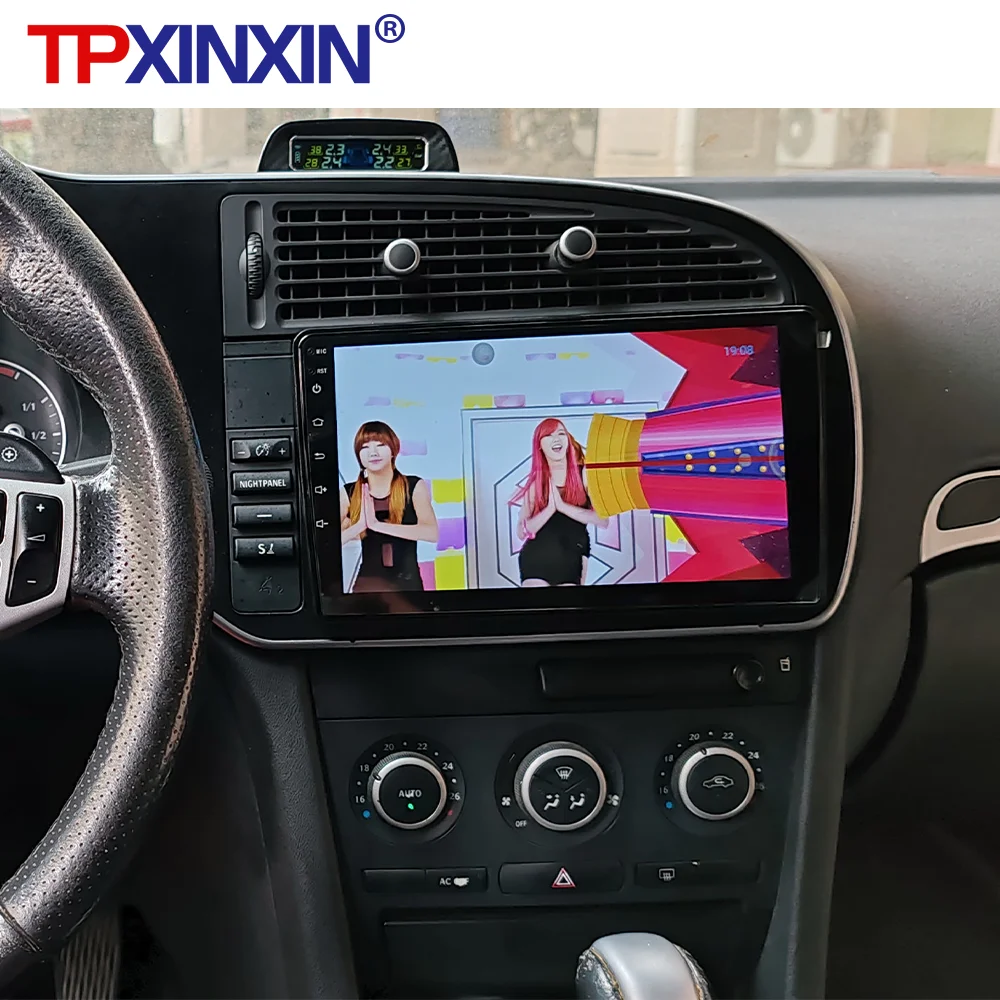 GPS-навигатор с 9-дюймовым экраном для Saab 3 2007-2010 умная система автомобильное радио