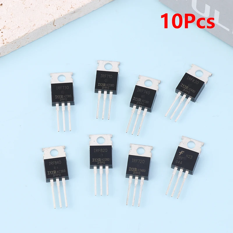 Новые и высококачественные 10 шт. IRF720/710 820 644 730 IRF740 IRF830 IRF840 аксессуары для полевых