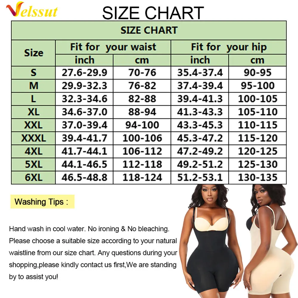 Velssut Bodysuit Shapewear for Women with Pad Tummy Control Body Shaper Seamless Butt Lifter Vest Slimming Underwear Under Dress
