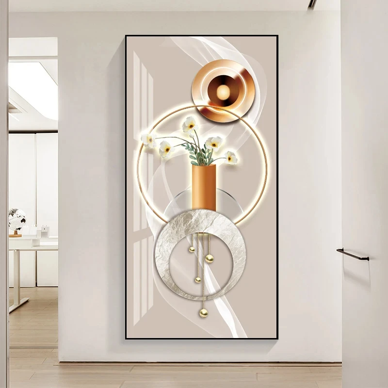 Плакаты с абстрактной геометрией роскошная картина на холсте настенное