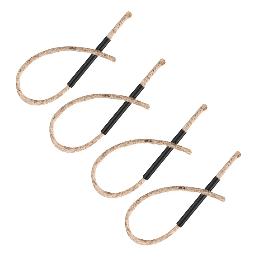 4 комплекта фитильных стартовых палочек веревочных шнуров для кемпинга