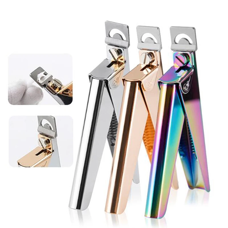 

Профессиональная машинка для стрижки ногтей, специальный тип накладных ногтей, цветные инструменты из нержавеющей стали для маникюра