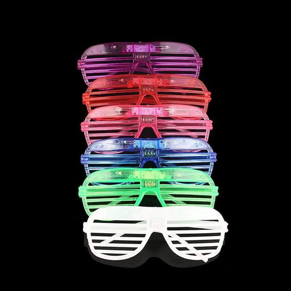 

Colorful Luminous LED Glasses For Music Bar KTV Valentine's Day Party Decoration LED Goggles Festival Performance Props