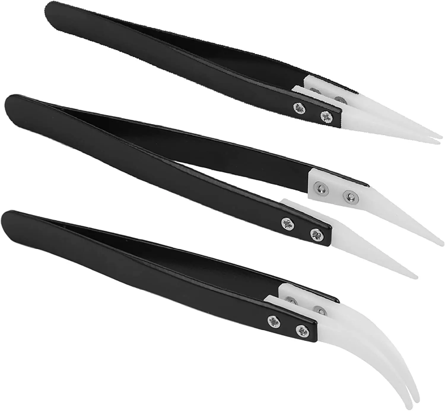 

Ceramic tweezers Anti static, high temperature, acid and alkali resistant insulation precision parts Electronic tweezers