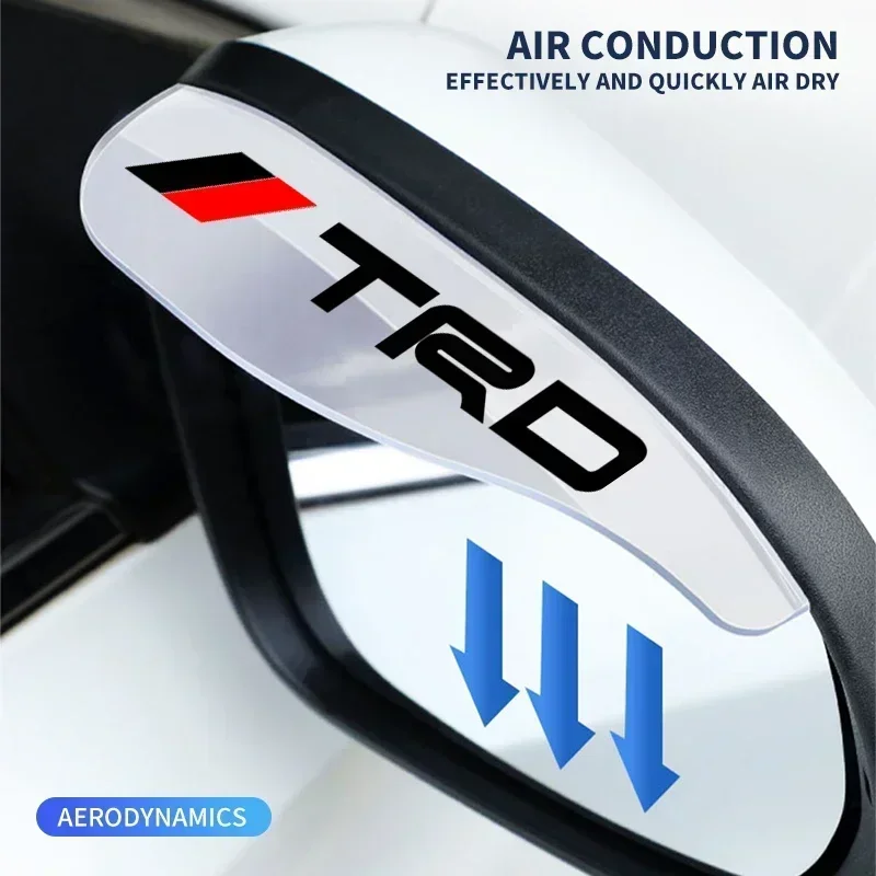 Новый автомобильный Rav4 Yaris новый для Toyota TRD 2 шт. прозрачное автомобильное зеркало