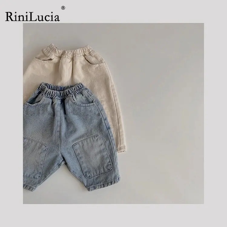 

2023 Summer Solid Loose Kids Pants Toddler Long Trousers Boy Pants Toddler Girl Children Spring Clothes Unisex Pants