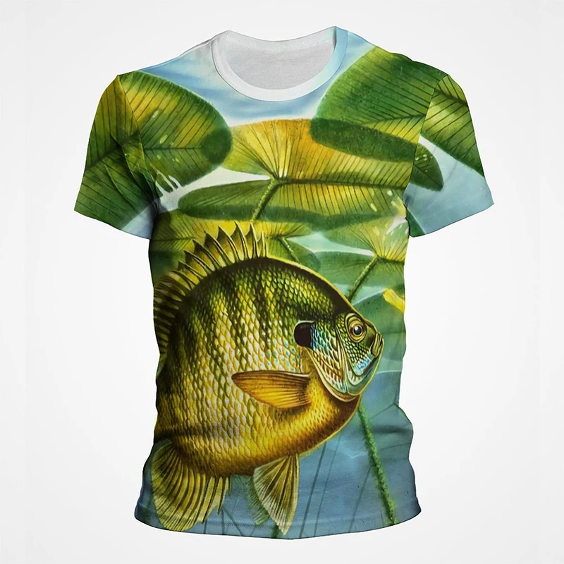 

Fish Cartoon 3D Print Funny Short Sleeve Men Women Children Harajuku T-shirt Fashion Cool Streetwear Boy Girl Summer T shirt