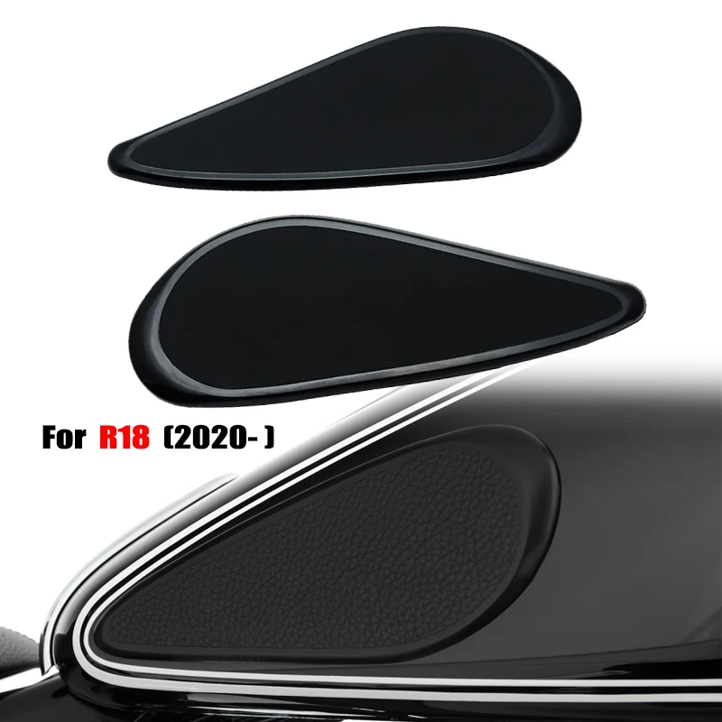 

R18 Нескользящие боковые наклейки для топливного бака, водонепроницаемая накладка, резиновая наклейка для BMW R18 Classic R 18 2020-аксессуары для мото...