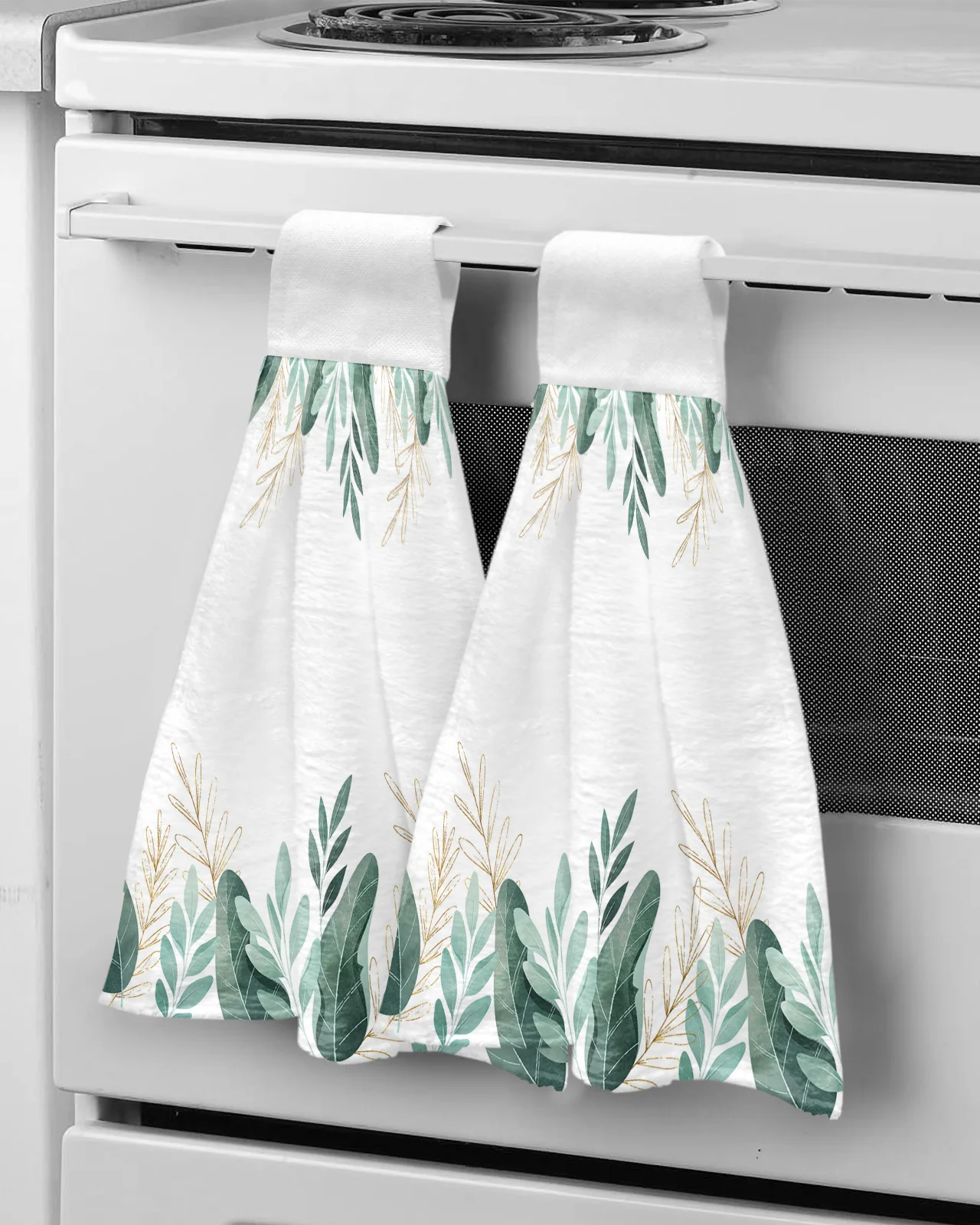 

Зеленое быстрое полотенце на заказ, впитывающее подвесное полотенце, домашняя кухонная салфетка, салфетки для ванной комнаты