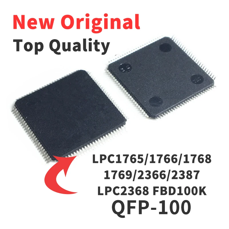 

1 шт. чип IC LPC2368FBD100K LPC2366FBD100K LPC1769FBD100K LPC1768FBD100K LPC1766FBD100K LPC1765FBD100K LPC2387FBD100K QFP100