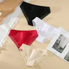 3 шт., женские хлопковые трусы с заниженной талией Чистый цвет сексуальные трусики комплект трусики женские хлопковые трусики трусики хлопок женский женские трусы набор merries ТРУСИКИ трусы хлопок женщины