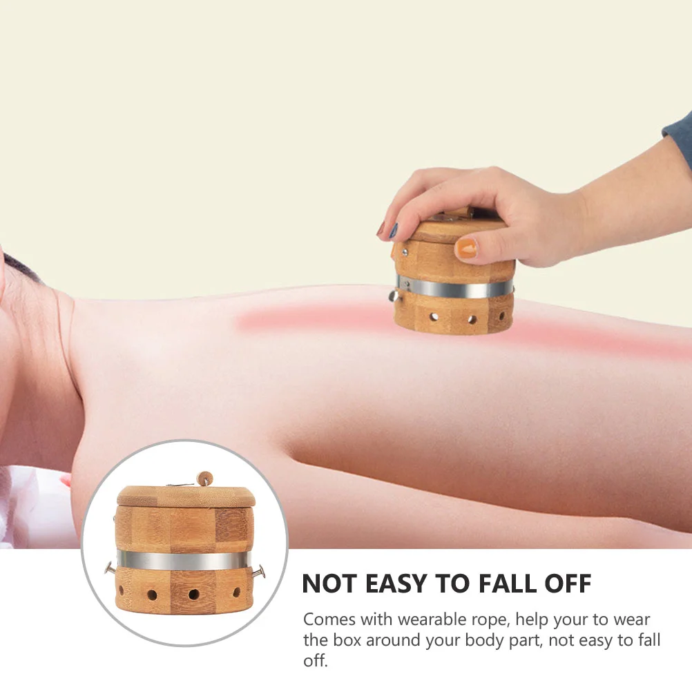 3-ступенчатая банка для прижигания деревянная горелка моксы резервуар горшок