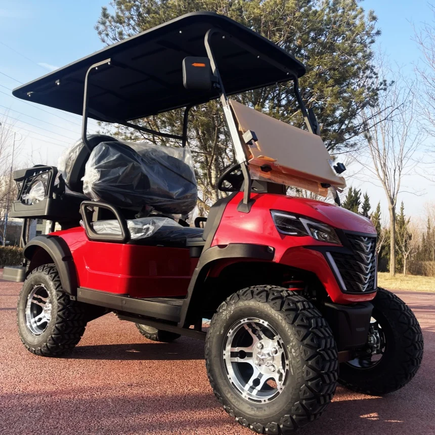 Одобренная CE тележка для гольфа с литиевой батареей 48/72 В модель E 2 4 6-местная