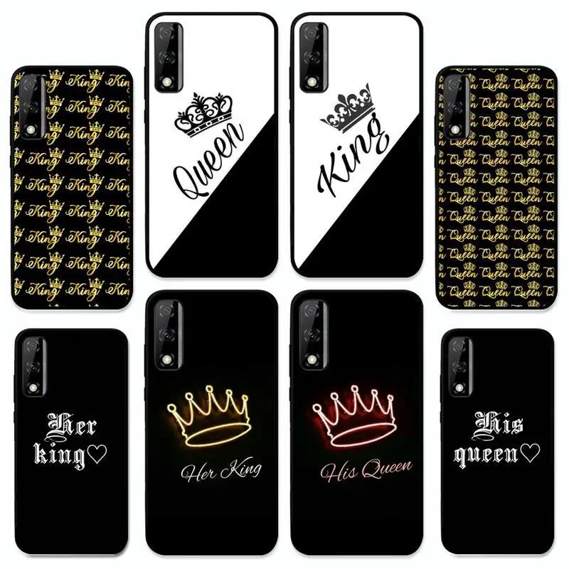 

King Queen Phone Case for Huawei Y 6 9 7 5 8s prime 2019 2018 enjoy 7 plus
